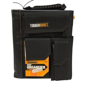 NEW ToughBuilt Black iPad Organizer + Grid Notebook ~ Model # TB -56-IP-C